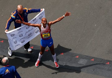 amerian meb keflezighi wins the boston marathon