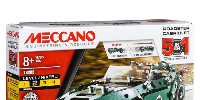 El kit Roadster Meccano incluye cinco coches por el precio de uno