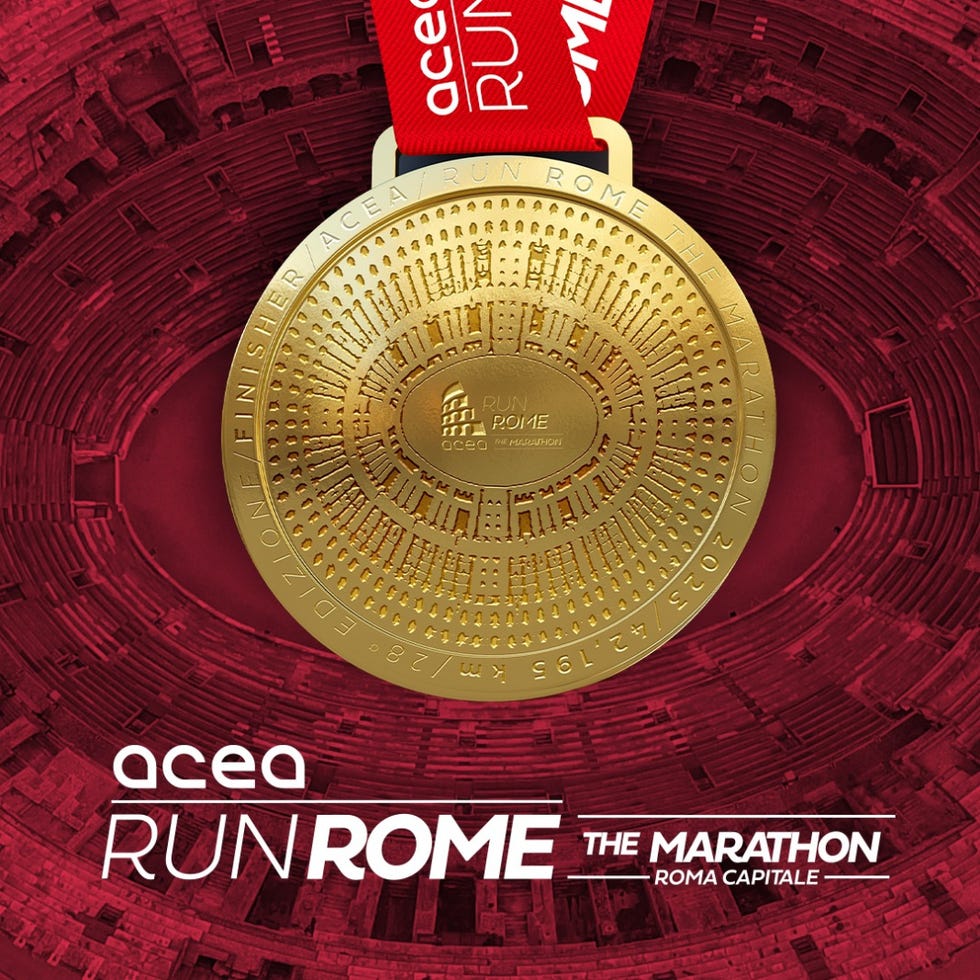 medaglia run rome the marathon