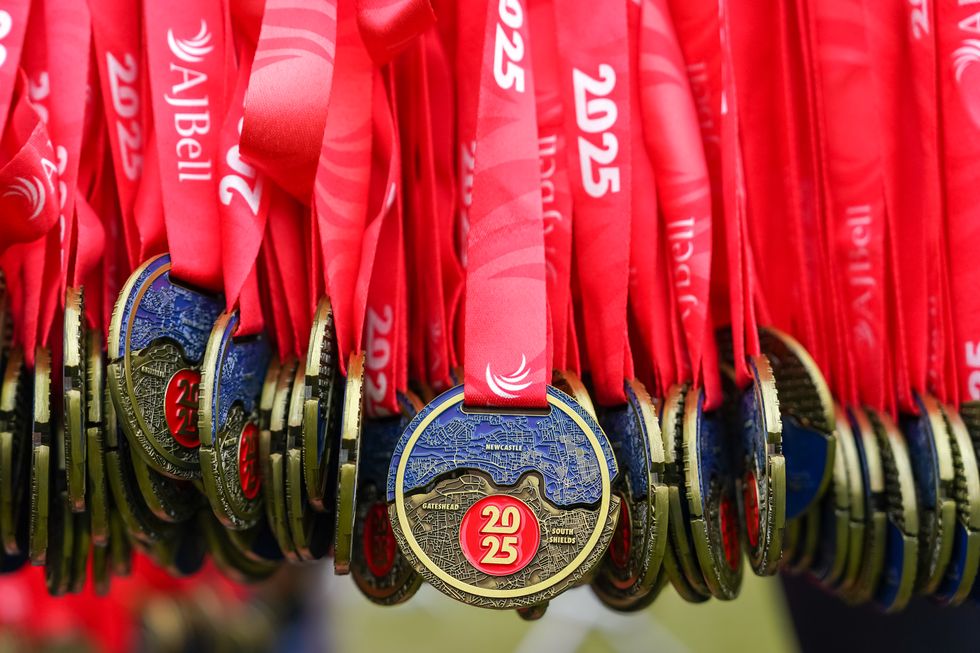 competitors take part in the great north run 2025