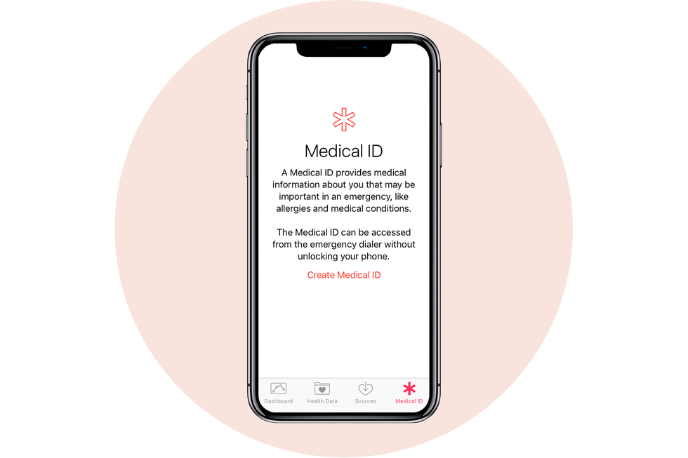 medical id apple iphone