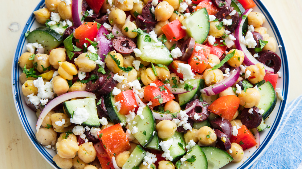mediterranean chickpea salad