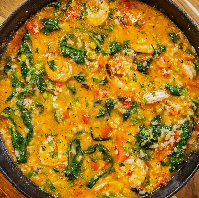 Mediterranean Shrimp & Rice Soup - Delish.com