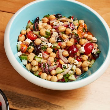 a bowl of Mediterranean food a bowl of mediterranean food