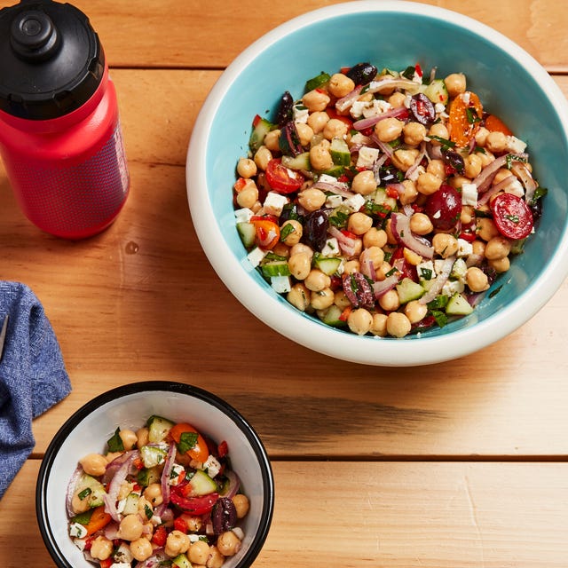 bowls of mediterranean food