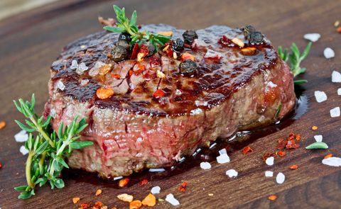 medium grilled steak