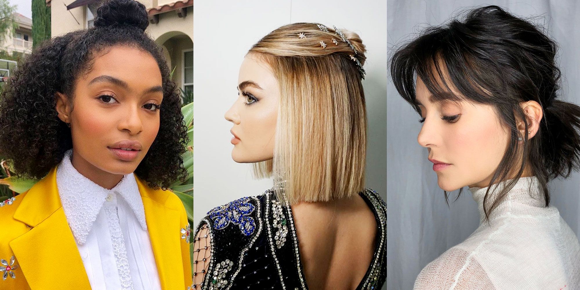 15 Heatless Hairstyles for SHORT hair BACK TO SCHOOL - YouTube
