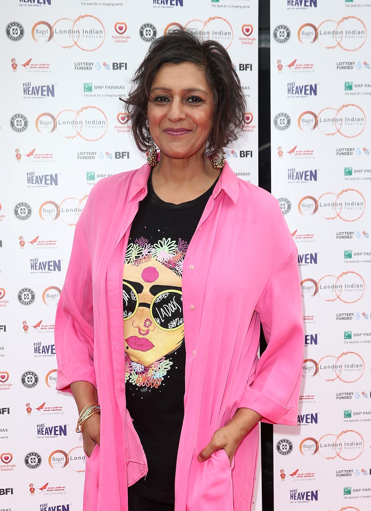 london, england   june 22  meera syal attends  the black prince the award winning historic film biopic on the poignant life story of the last king of punjab, opens the iconic london indian film festival at bfi southbank on june 22, 2017 in london, england  photo by danny martindalegetty images
