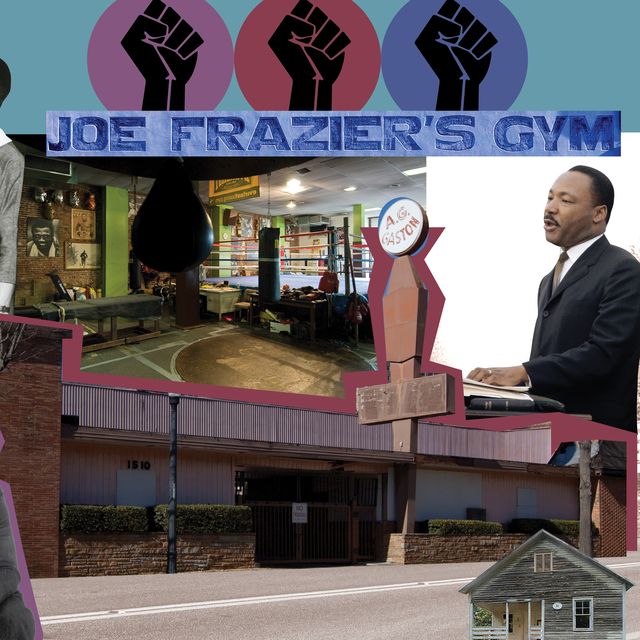 joe frazier’s gym, martin luther king jr, nina simone house
