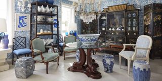 meg braff designs palm beach shop blue wallpaper antiques