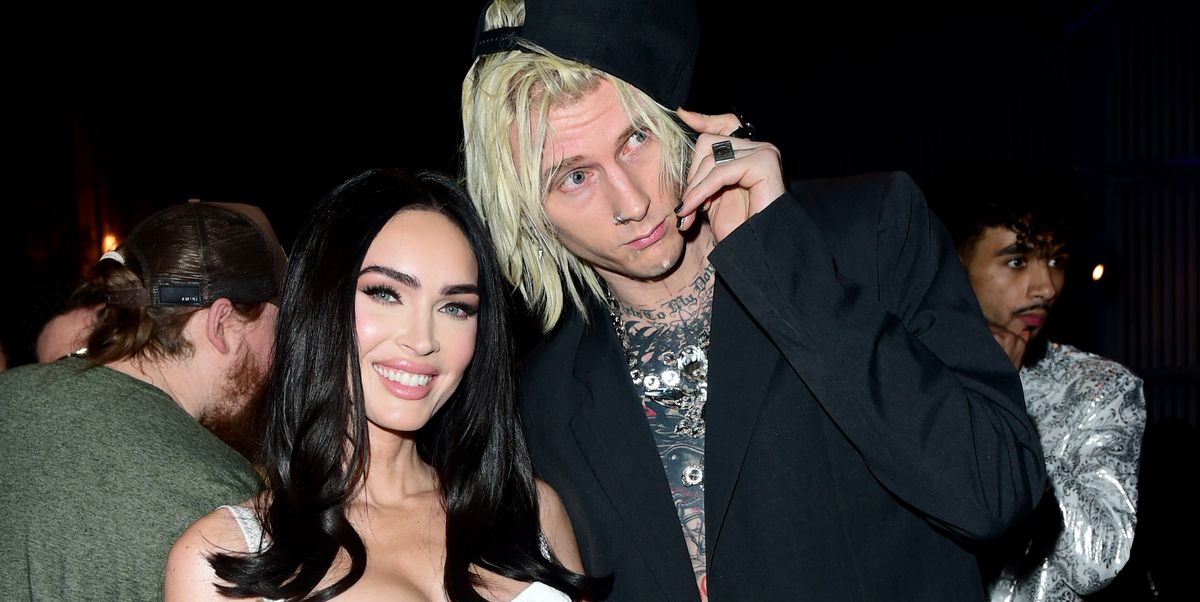 Megan Fox Changed Into a White Corset Minidress With MGK for a Grammys 2023 After-Party