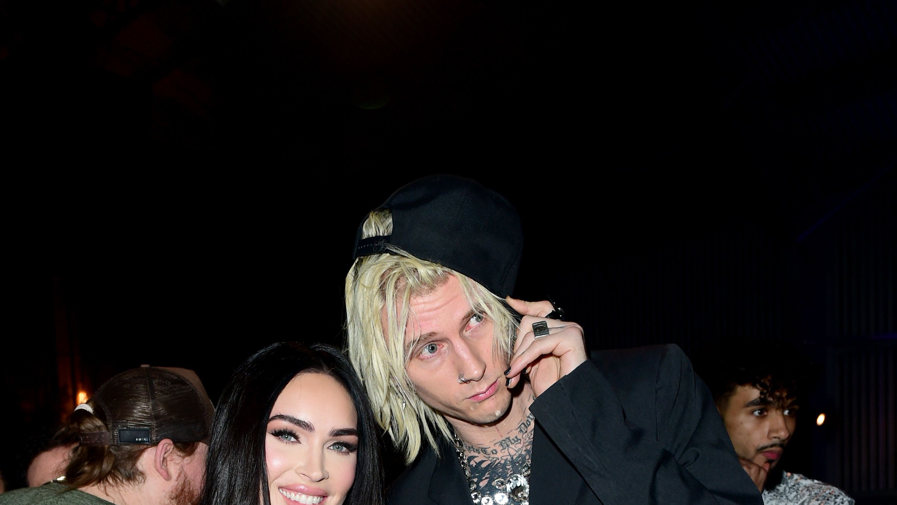 Megan Fox Wore a White Corset Minidress With MGK at Grammys 2023 After-Party