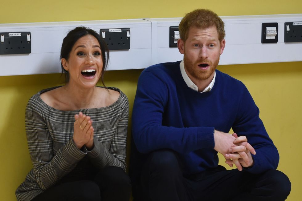 Harry and Meghan visit Cardiff Castle 