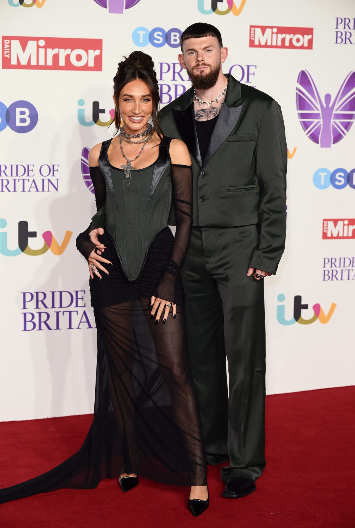 Megan McKenna and Oliver Burke