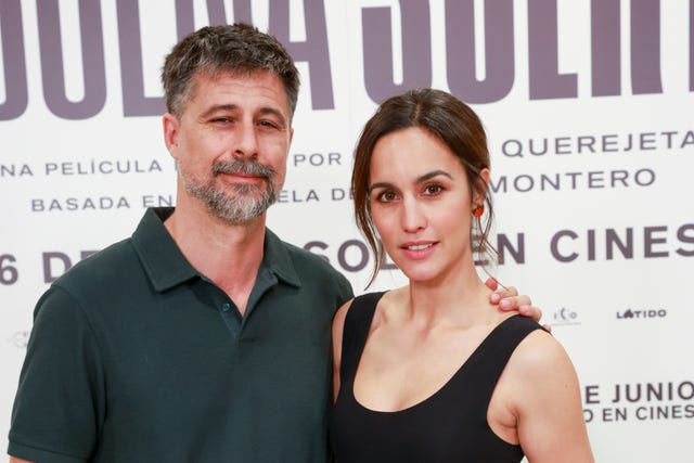 hugo silva y megan montaner en la pelicula la buena suerte