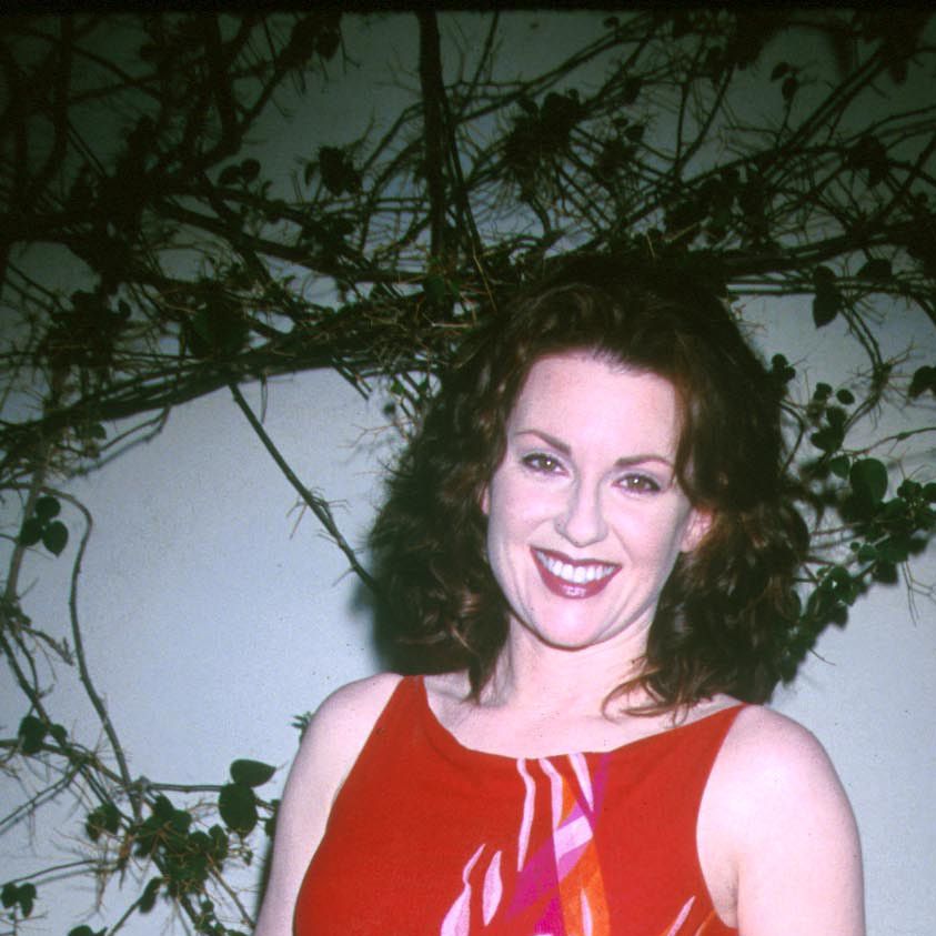 megan mullally during 1999 nbc all star cocktail party for fall tca at twin palms restaurant in pasadena, california, united states photo by sam leviwireimage