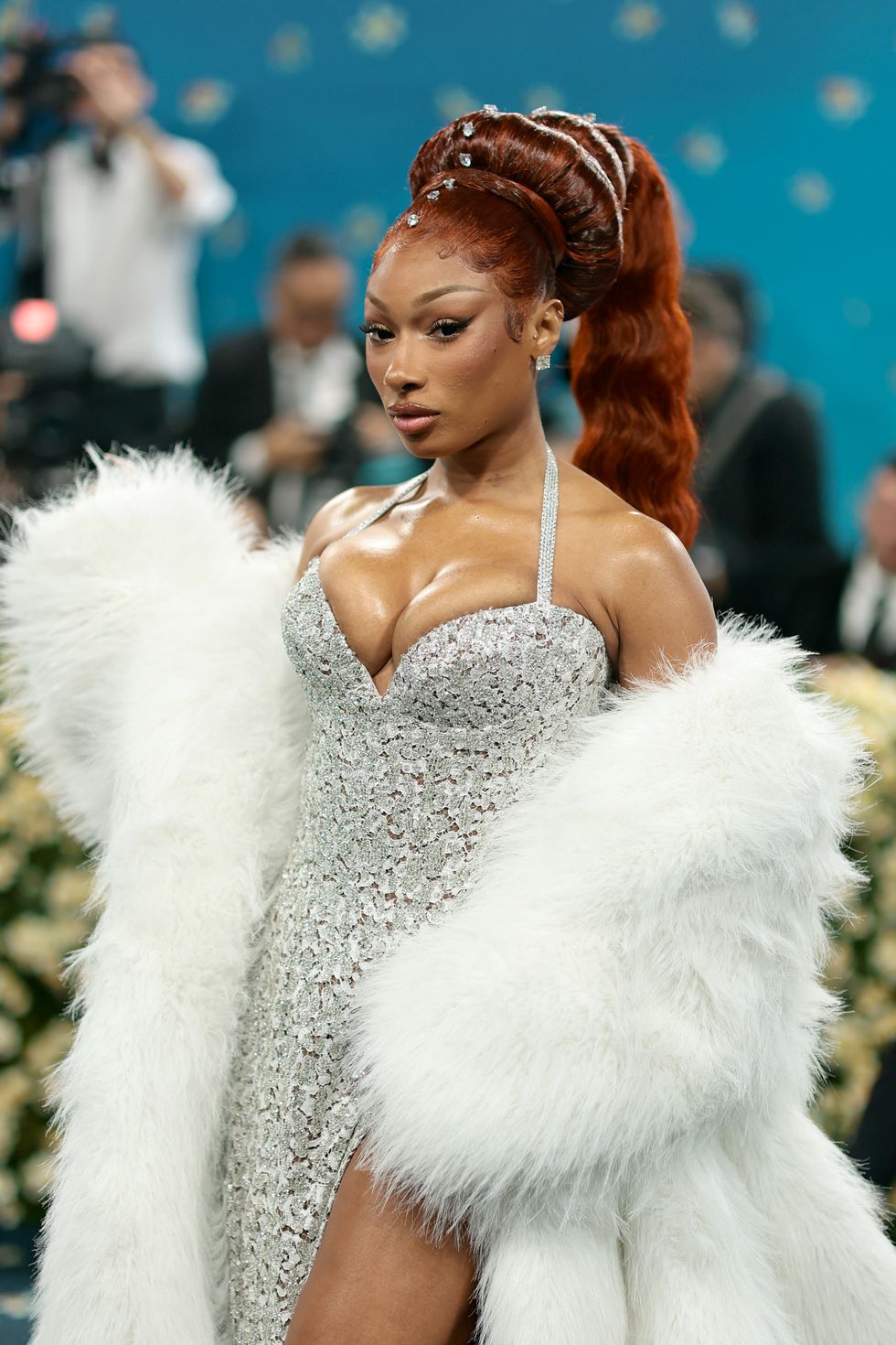 the 2025 met gala celebrating "superfine: tailoring black style" arrivals