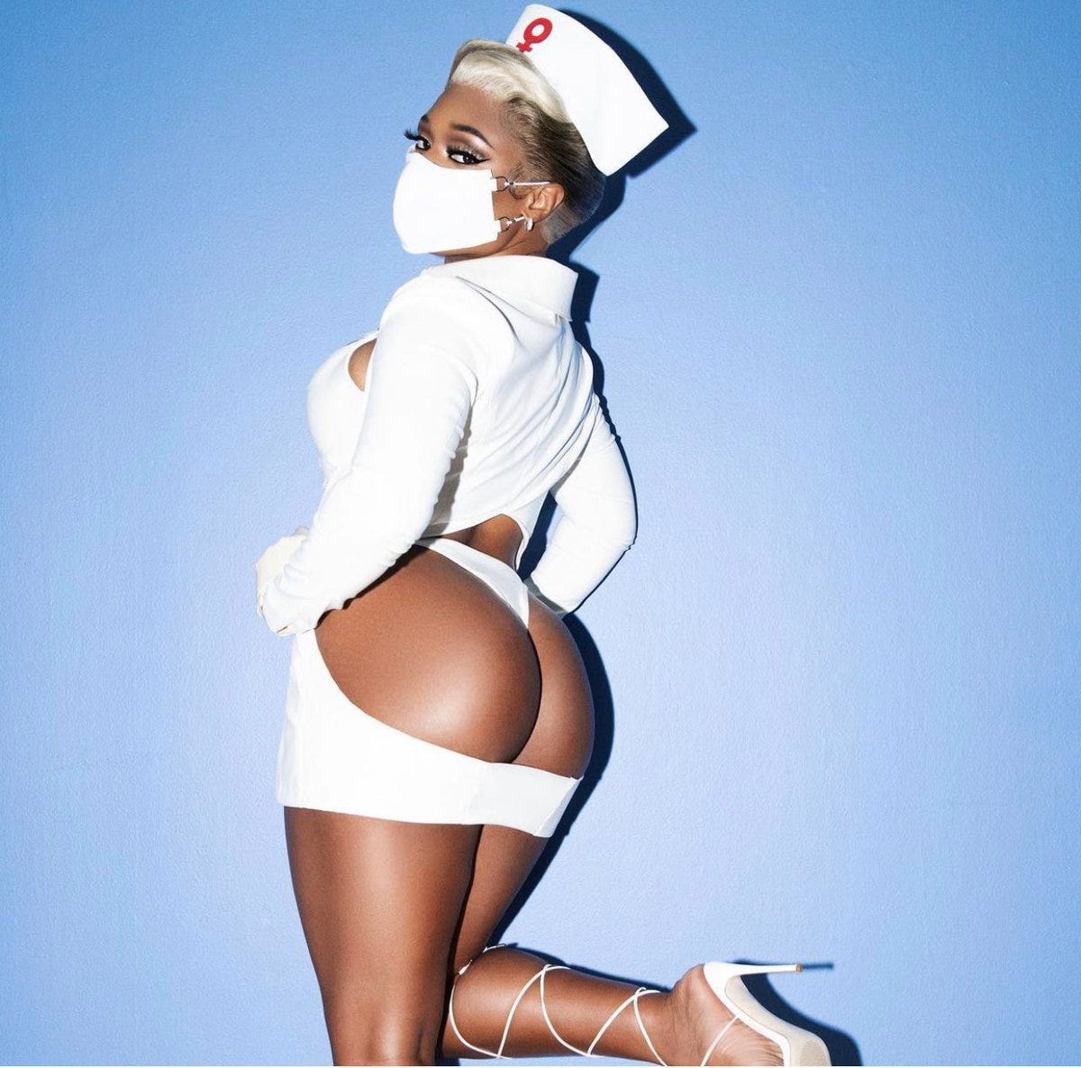 Megan Thee Stallion wears sexy nurse costume ahead of new single