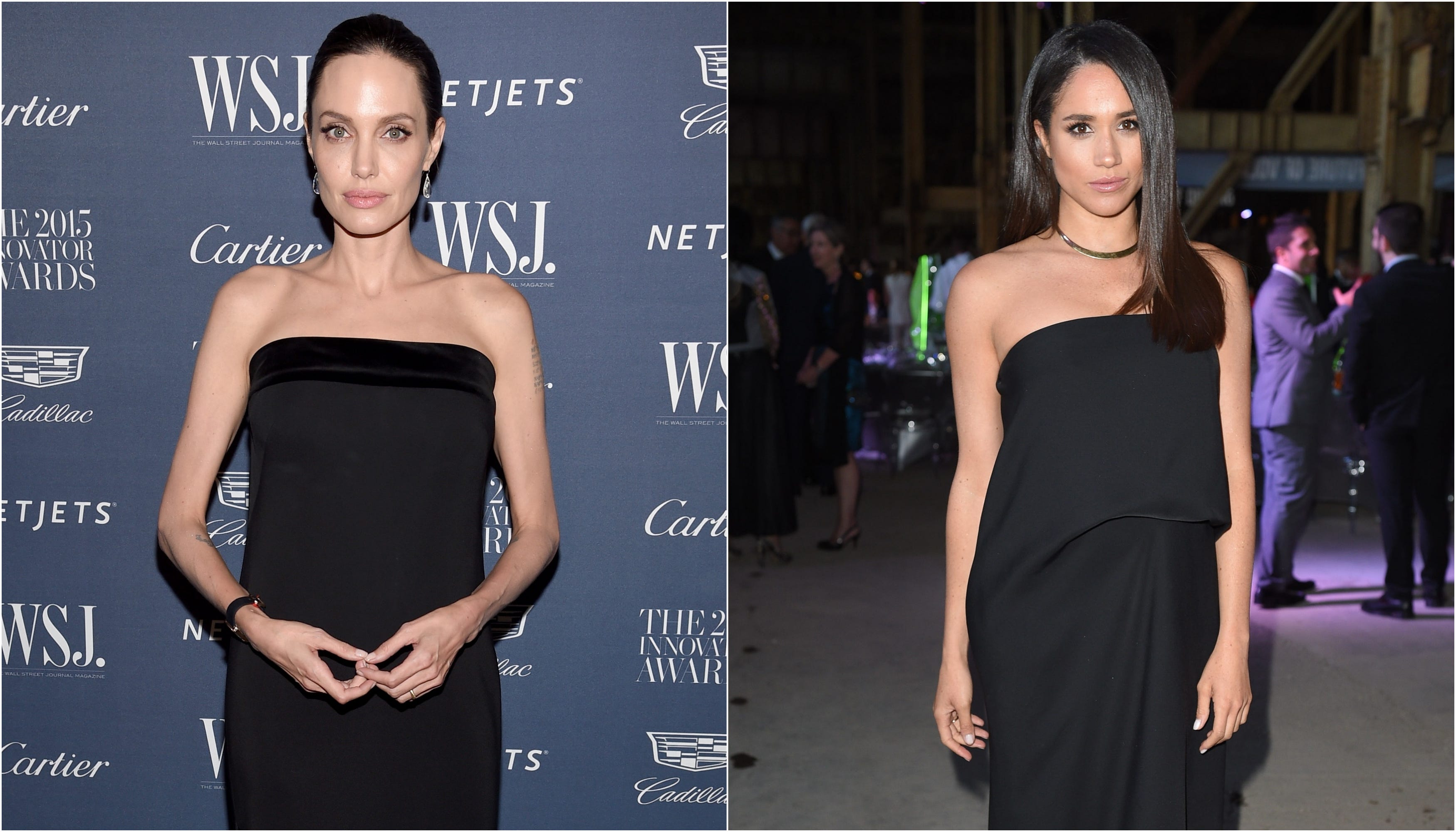 All The Times Meghan Markle Channeled Angelina Jolie's Sophisticated Style