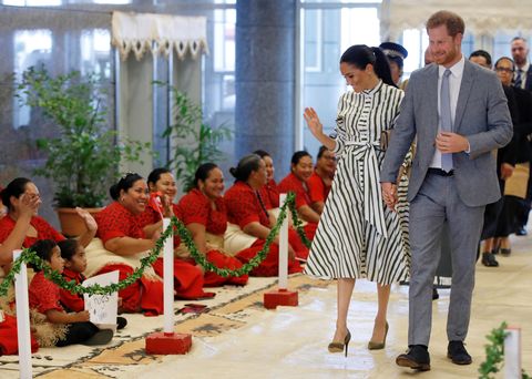 The Duke and Duchess of Sussex visit Tonga