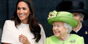 the duchess of sussex undertakes her first official engagement with queen elizabeth ii