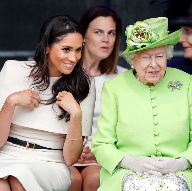 the duchess of sussex undertakes her first official engagement with queen elizabeth ii
