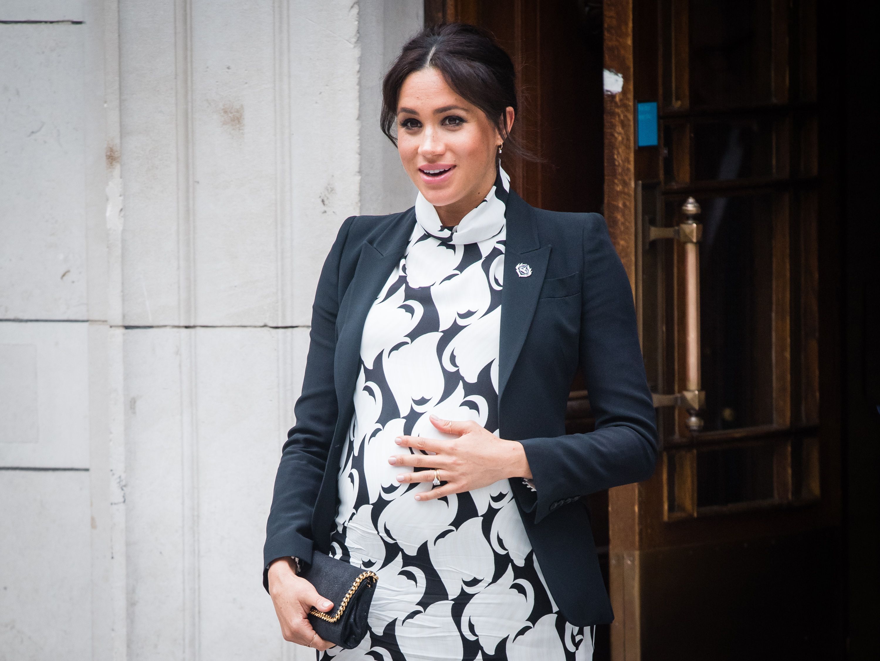 Meghan Markle's All-Black Outfit on International Women's Day