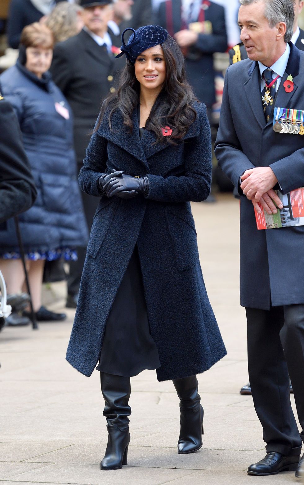 members of the royal family attend the 91st field of remembrance at westminster abbey