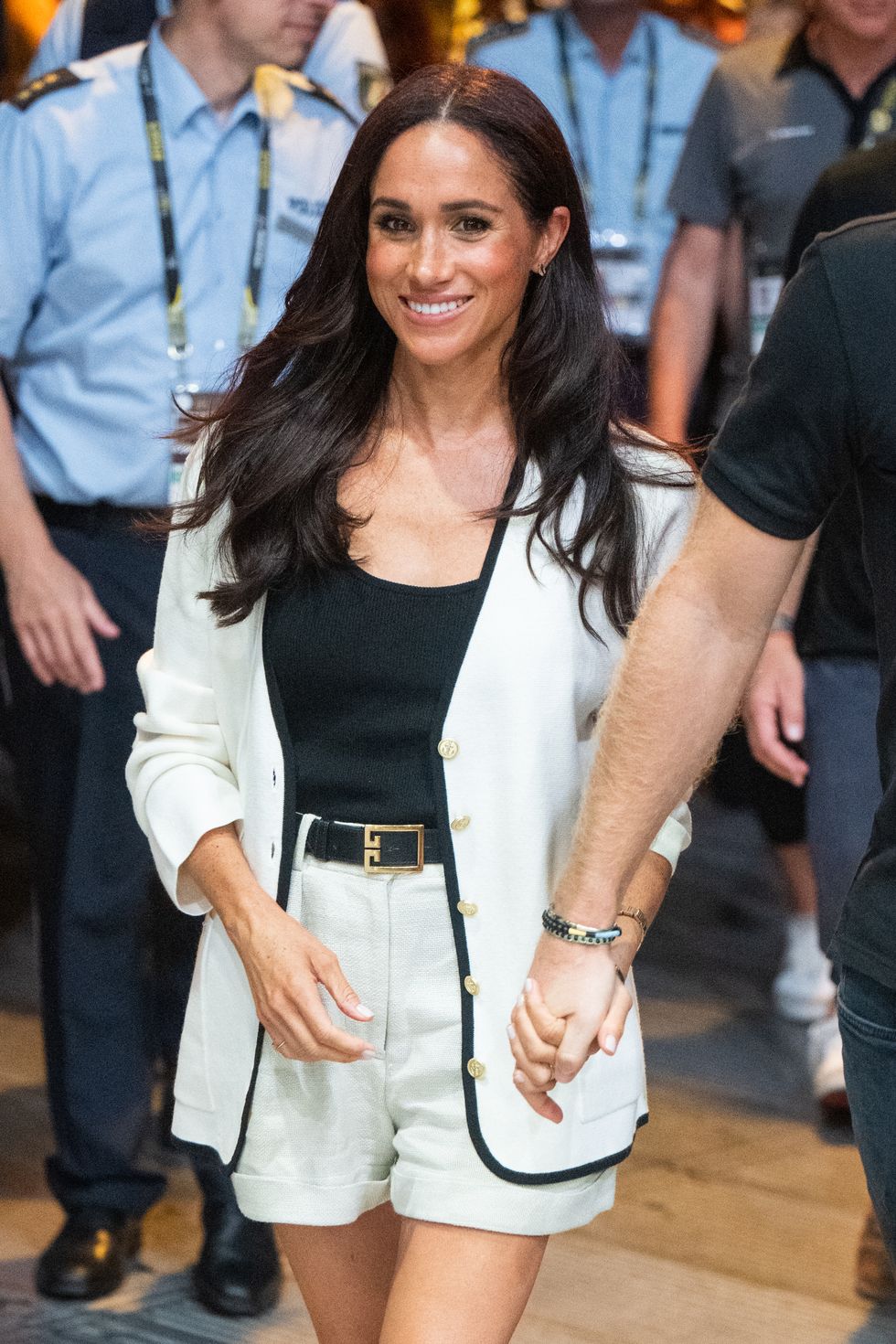 Polo Ralph Lauren Cable-Knit Cotton Sweater Vest in White - Meghan Markle's  Tops - Meghan's Fashion