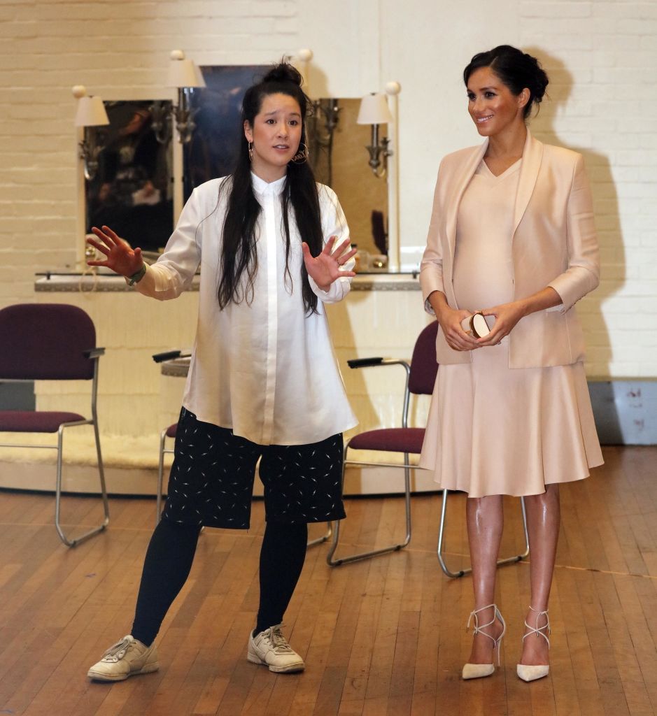 The Duchess Of Sussex Visits The National Theatre