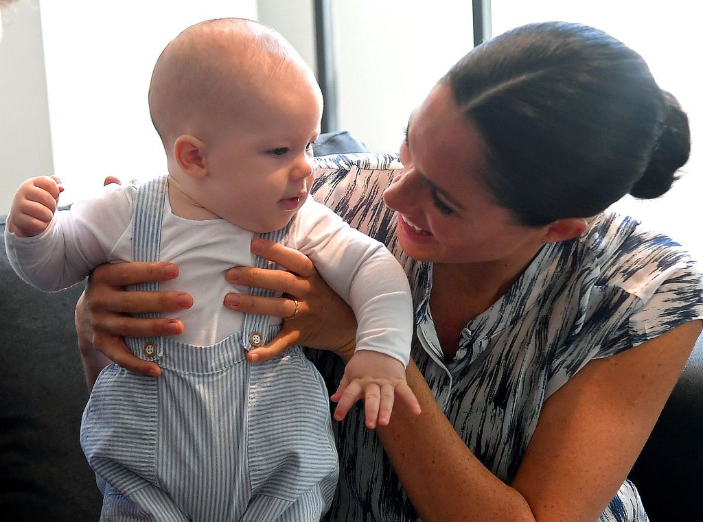 Archie Wore H M Dungarees to Meet Archbishop Desmond Tutu with Meghan Markle See Photos Here