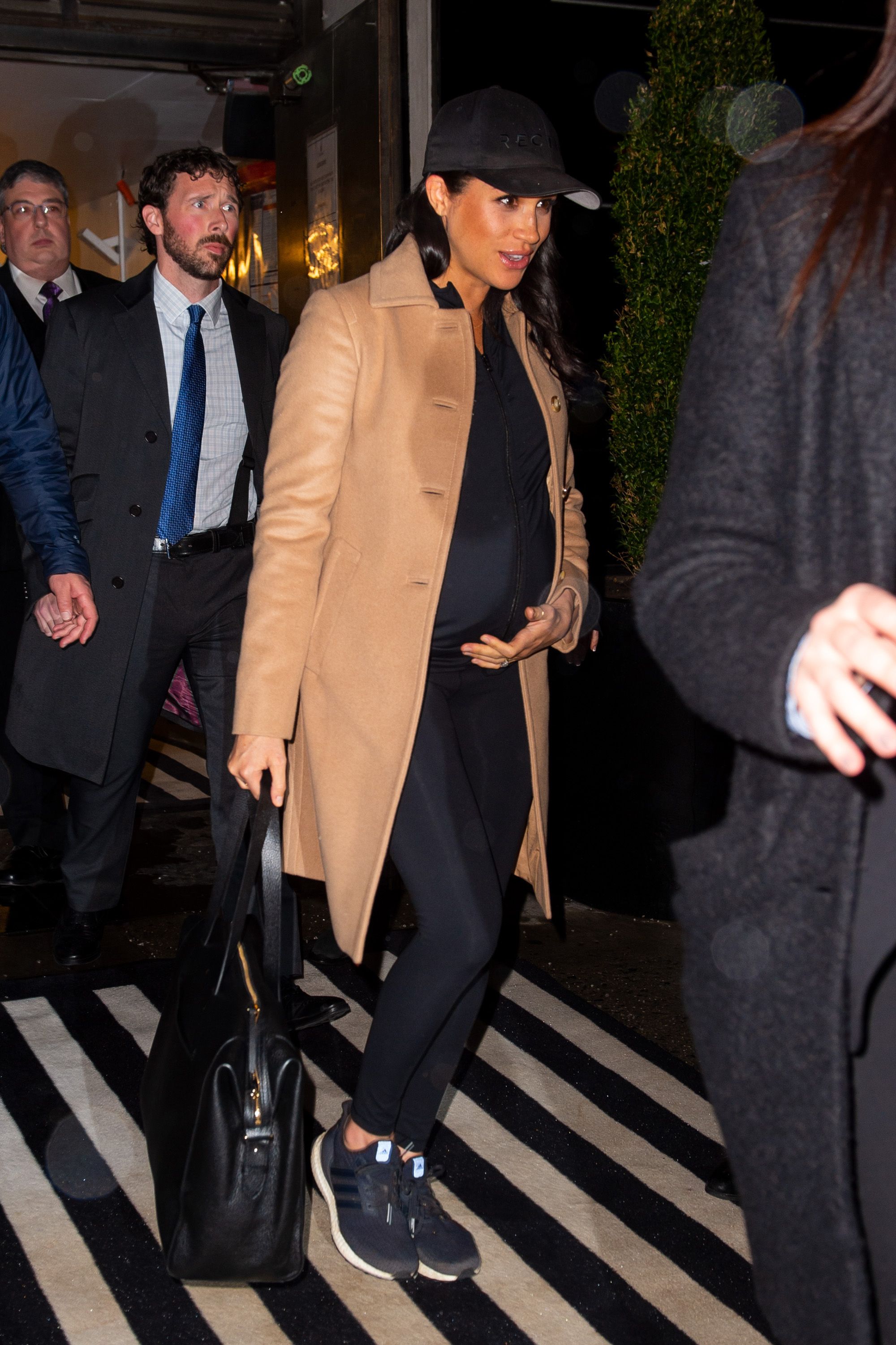 Photos: Meghan Markle steps out in camel coat in California with mysterious  patch - Vanguard News