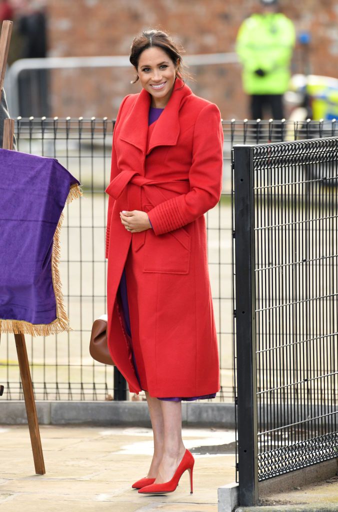 Meghan sale wrap coat