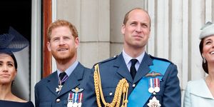 members of the royal family attend events to mark the centenary of the raf