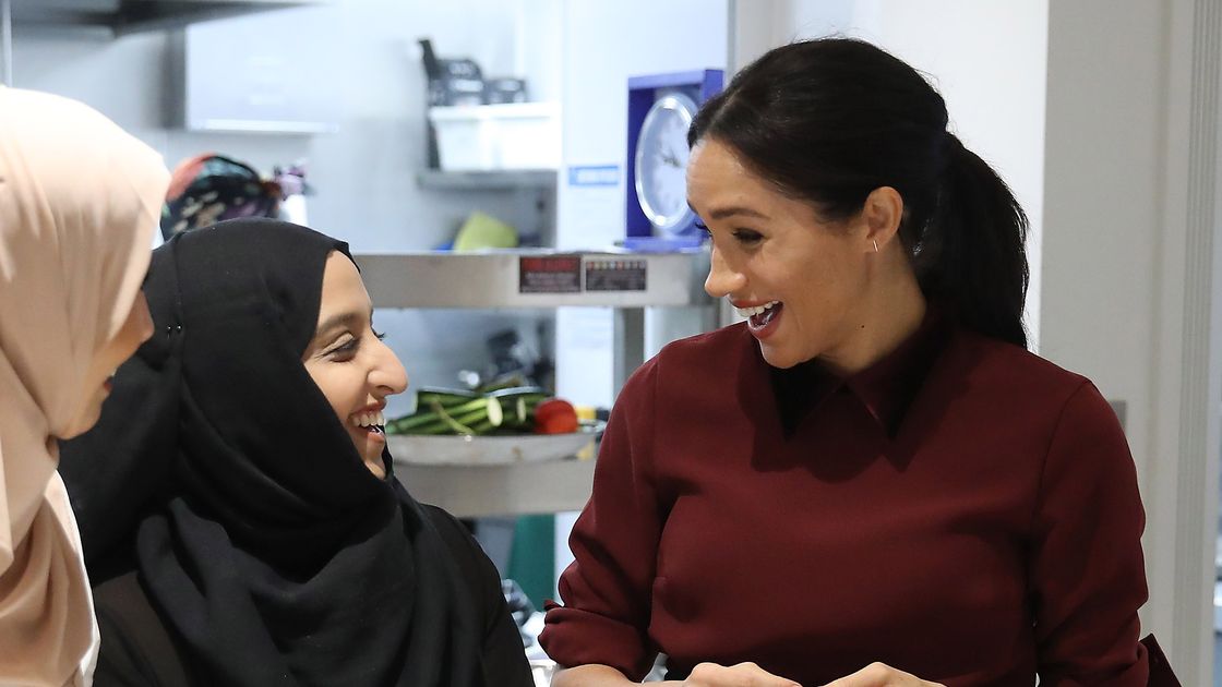 preview for Meghan Markle Visits the Hubb Community Kitchen