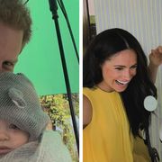 meghan markle and prince harry with their children