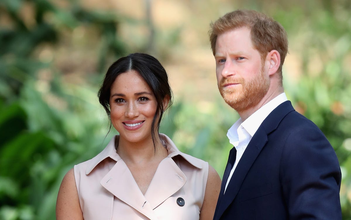 Prince Harry and Meghan Markle pose for first magazine together