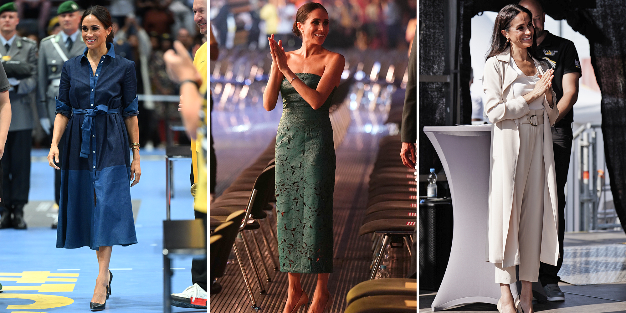 Meghan Markle Wears Custom-Made Louis Vuitton To Receive Award