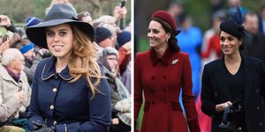 princess beatrice and kate middleton and meghan markle