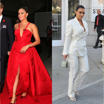 kim kardashian and meghan markle matching outfits