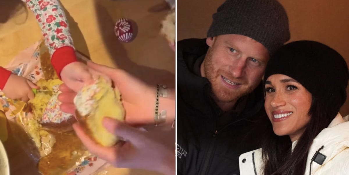 Meghan Markle teilt einen Blick auf Lilibet und Archie, die sich über ein ...