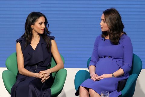 meghan markle and kate middleton during first annual royal foundation forum