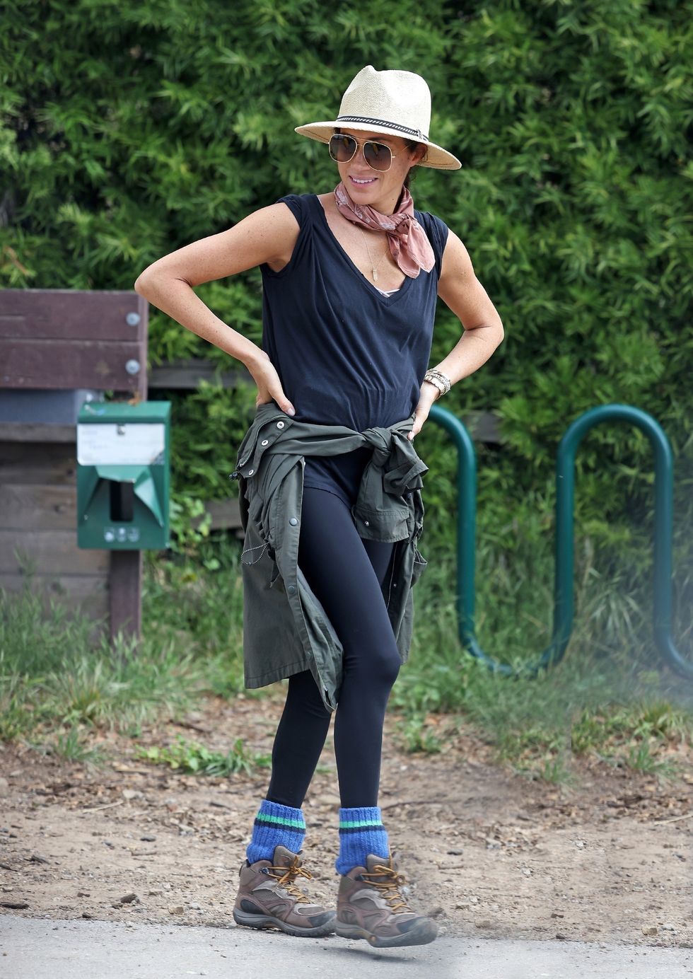 meghan markle hiking the day after the coronation