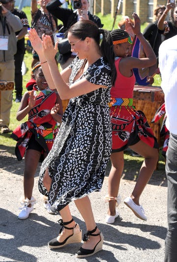 Meghan Markle, dance, royal Africa tour