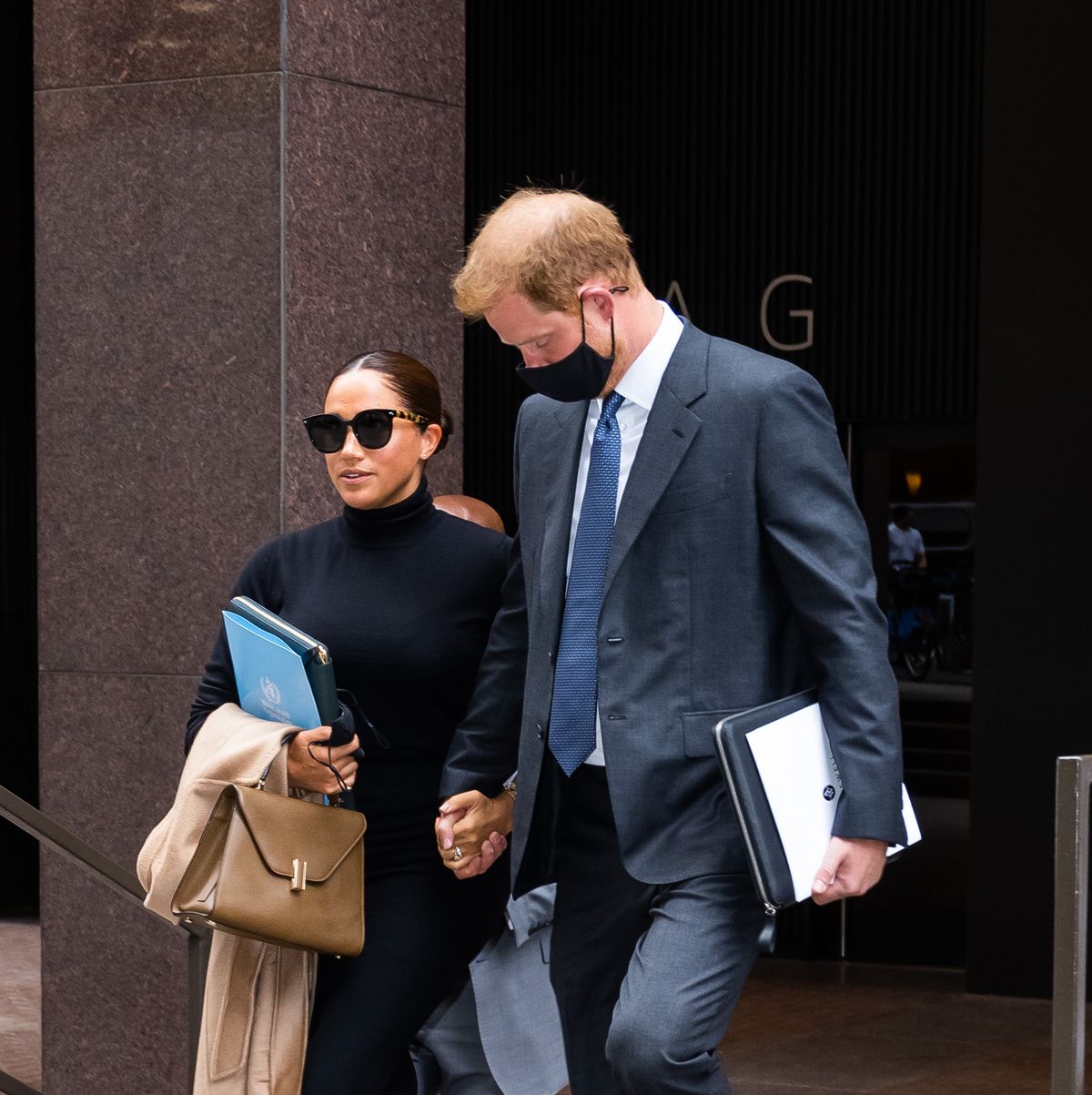 Meghan Markle's stylish cross-body Strathberry bag is back in stock