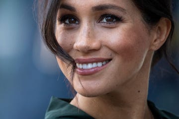 chichester, england october 03 meghan, duchess of sussex arrives at the university of chichesters engineering and digital technology park during an official visit to west sussex on october 3, 2018 in chichester, united kingdom the duke and duchess married on may 19th 2018 in windsor and were conferred the duke duchess of sussex by the queen photo by dan kitwoodgetty images