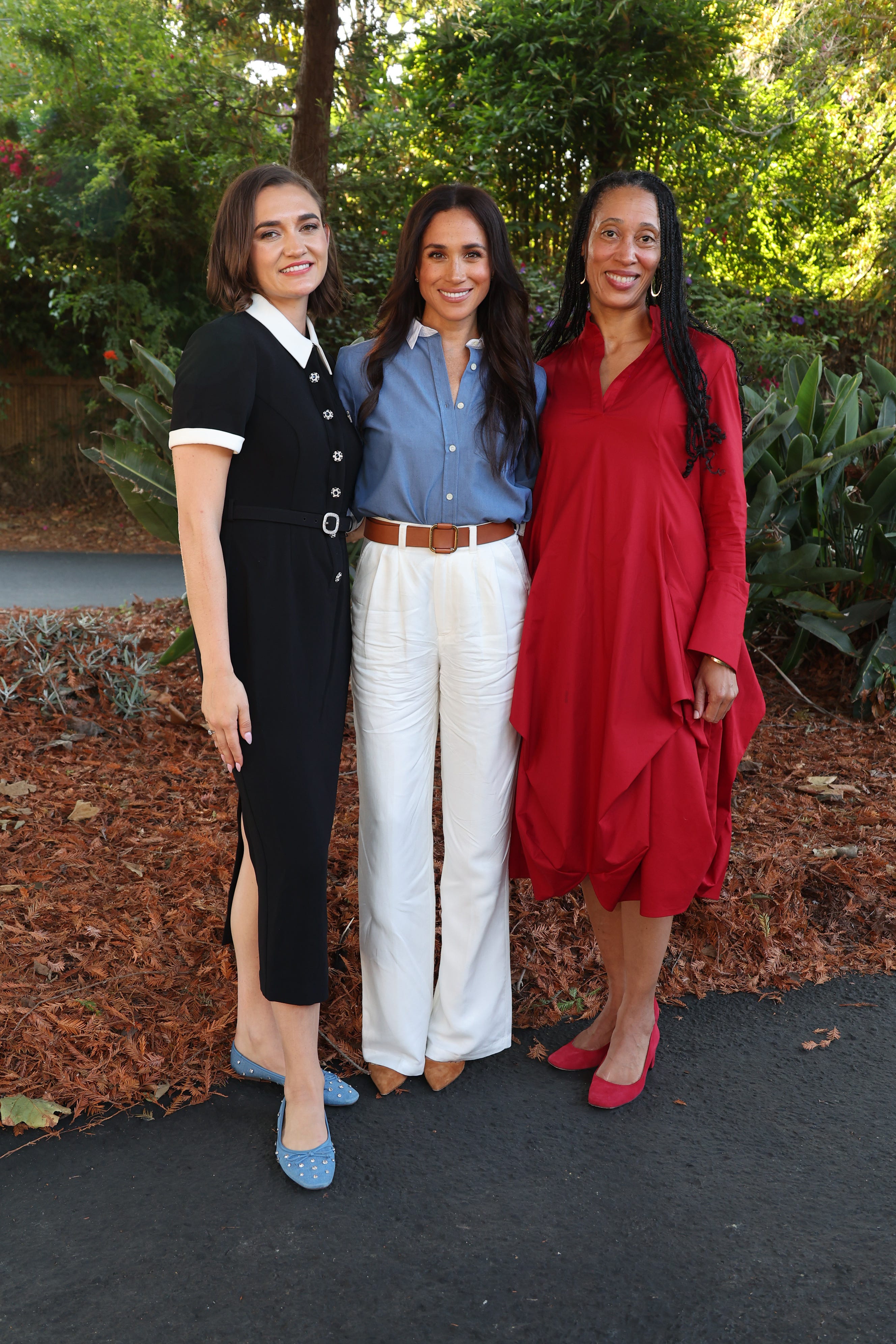 The Duchess of Sussex paid a visit to Girls Inc. in Santa Barbara.