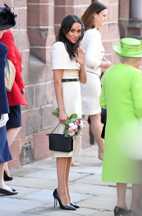Meghan Markle wears Givenchy at solo outing with the Queen