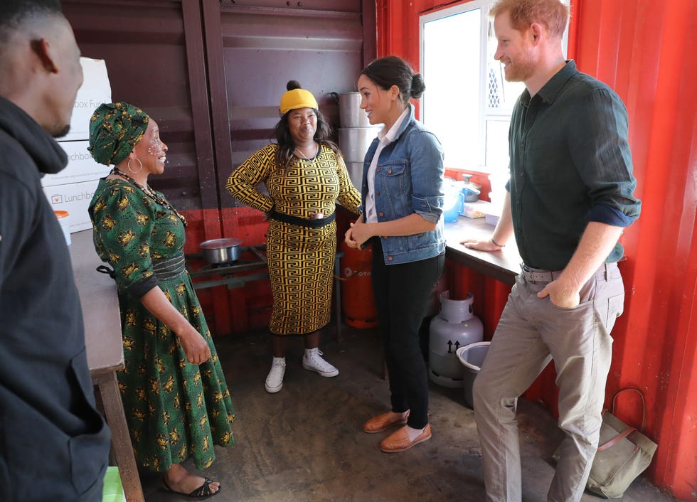 Meghan Markle y Harry de Inglaterra en Sudáfrica
