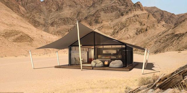 Natural environment, Tent, Landscape, Desert, Shade, Home, House, Building, Camp, Rock, 